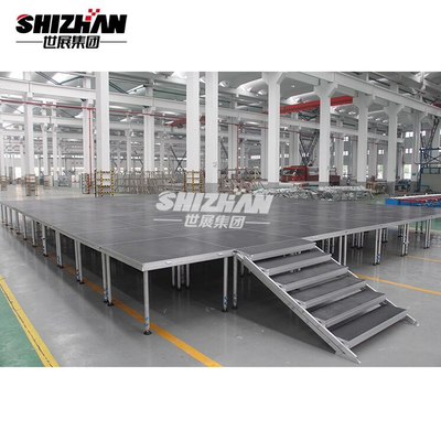 Portable Aluminum Leg Stage Height adjustable For Outdoor Event