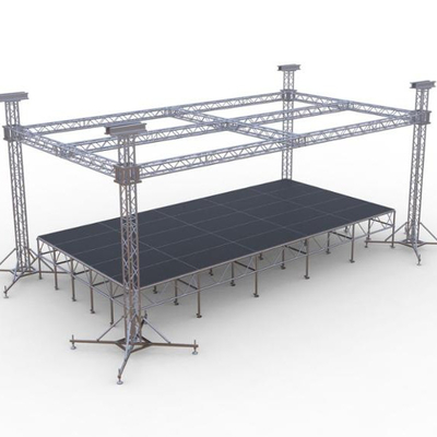 Light Triangular Spigot Truss Aluminium Triangle Truss For Display