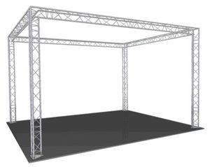 Light Triangular Spigot Truss Aluminium Triangle Truss For Display