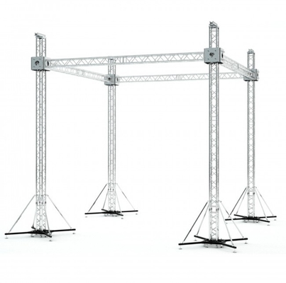 Aluminum Stage Arch Lighting Truss Display Black Or Customized Aluminum Alloy 6082-T6/6061-T6