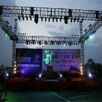 Aluminum Stage Arch Lighting Truss Display Black Or Customized Concert, Exhibition, Fair, Boxing