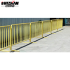 Durable Alloy Folding Steel Metal Barricade Crowd Barrier Fence Removable