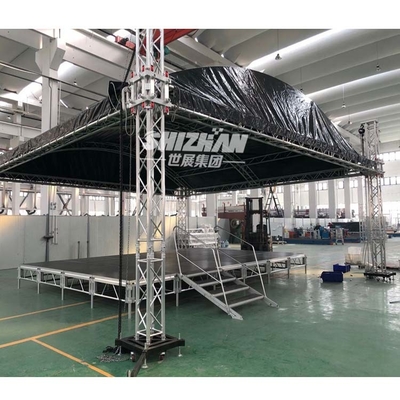 Aluminum Truss Lighting System Alloy 6061 Truss Stage Light Frame