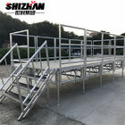 4x4 Aluminum Stage Platforms Outdoor Event All Terrain Height Adjustable