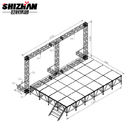 50x3mm Wooden Church Portable Stage Easy Install Event Aluminum Platform
