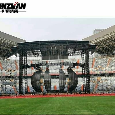 Long Span DJ Light Truss Stand LED Ball Structure Steel Exhibition Truss System
