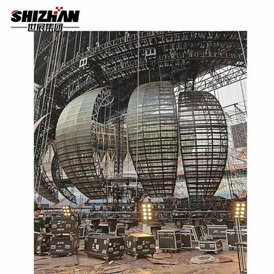Long Span DJ Light Truss Stand LED Ball Structure Steel Exhibition Truss System