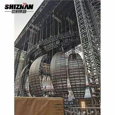 Long Span DJ Light Truss Stand LED Ball Structure Steel Exhibition Truss System