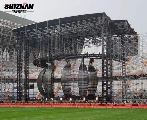 Long Span DJ Light Truss Stand LED Ball Structure Steel Exhibition Truss System