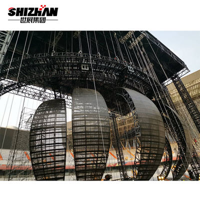 Long Span DJ Light Truss Stand LED Ball Structure Steel Exhibition Truss System