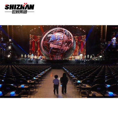 Long Span DJ Light Truss Stand LED Ball Structure Steel Exhibition Truss System