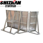 Electric Galvanizing Aluminum Metal Pedestrian Barriers Safety Barricade Fence