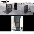 Event Pedestrian Temporary Crowd Control Barriers Steel Portable Folding Safety