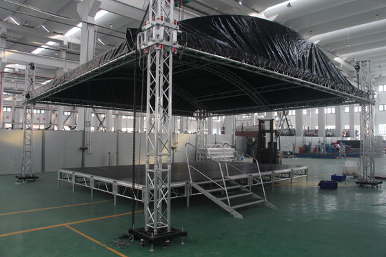 Amazing Design Stage Light Truss Curved Aluminum Trade Show Display Stand Truss System