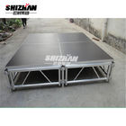 Non Slip Outdoor  4 X 8 Portable Music Concert Stage Moving Tent Aluminum Platform