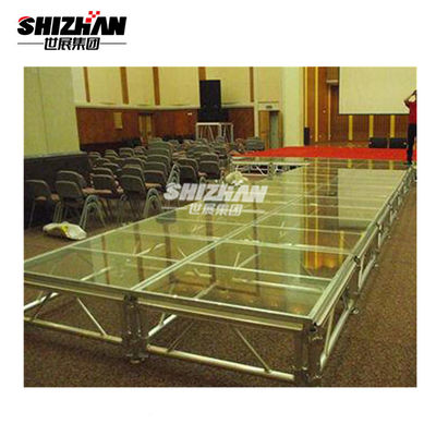 Durable Outdoor Wedding Platform Stage Event Decorative Aluminum Mobile Acrylic Stage