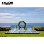Acrylic Wedding Decor Event Transparent Swimming Pool Stage Glass Platform