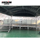 Aluminum Exhibition Concert steel Roof Truss Curved Arched