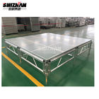 Outdoor Event Glass Floor Portable Dance Stage TUV Certified 800kgs/Sqm
