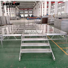 ISO9001 Certificate Aluminium Tempered Glass Stage For Wedding