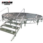 Portable Outdoor Glass Floor Wedding Dance Stage 1m 2m 4m Length