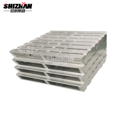 Food Medical Industry Warehouse Pallets Aluminum Alloy Material
