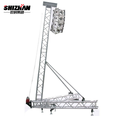 Aluminum Line Array Speaker Truss Stand Mini Tower Aluminum Truss