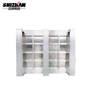 Warehouse Heavy Duty Aluminum Pallets 2.0-5.0 T Static Weight