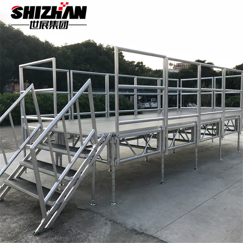 Plywood Aluminum Mobile Foldable Concert Stage Portable Platform