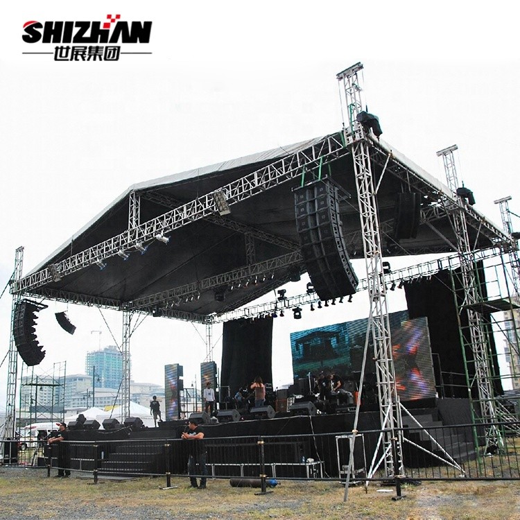 Stage Lighting T Frame 4m Length Aluminum Truss Stage Light Frame / Dj Light Stand Truss TUV ...