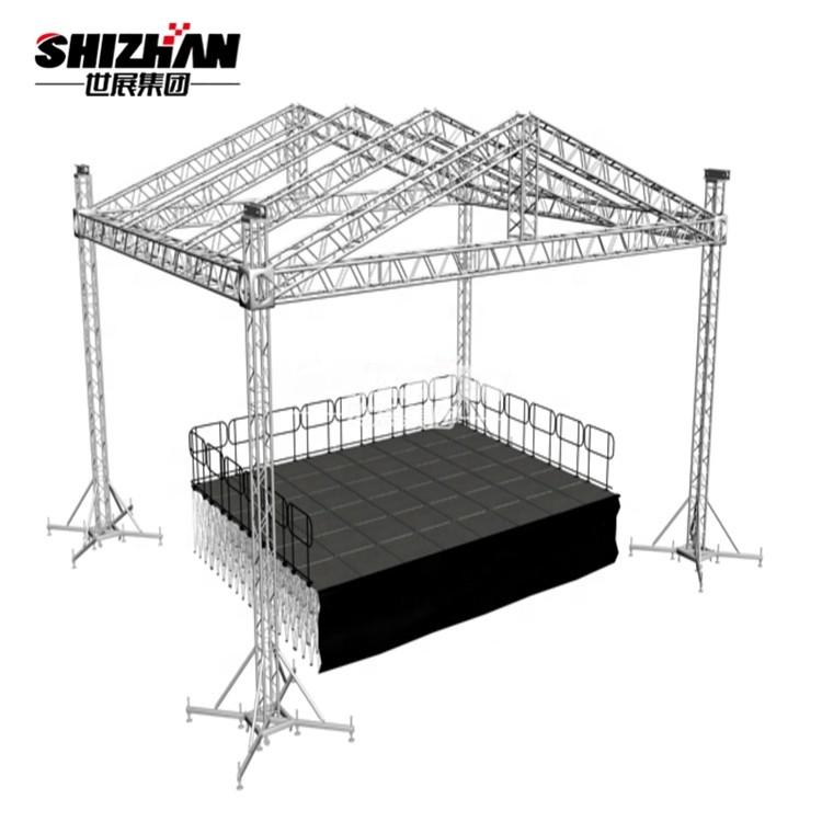 Led Using Truss Square Grid Outdoor Easy Assembly Aluminium Lighting Truss Portable Event Square ...