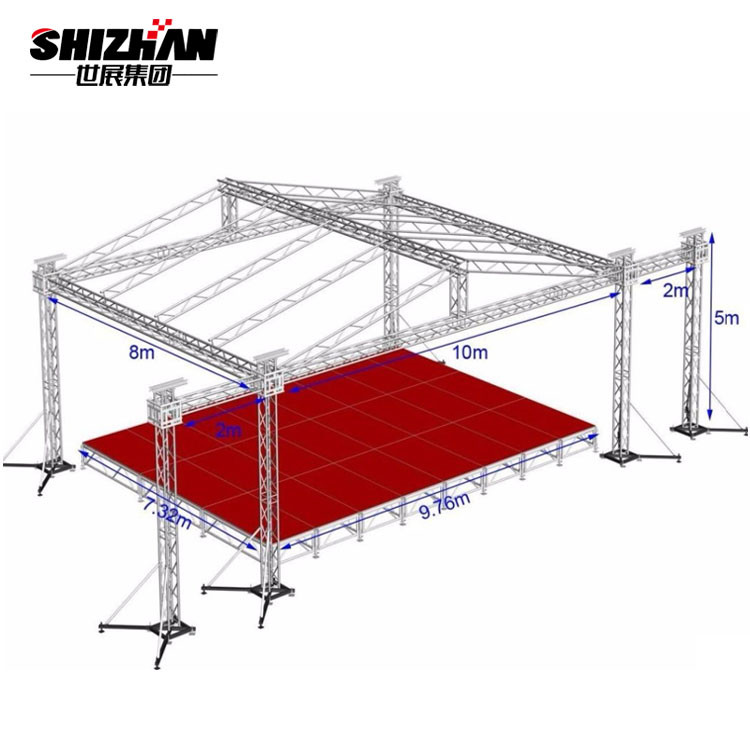 F34 Stage Light Truss Global Spigot Bolt Lift Tower DJ Stage Aluminium ...