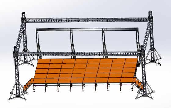Event Ladder Bolt Truss Aluminum Lighting Truss Frame