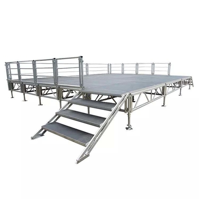 Aluminum Alloy Arched Stage Truss System Removable Stage Platform