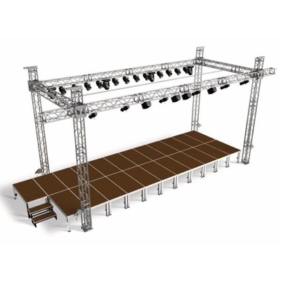 Customized Aluminum Lighting Truss Display Stage For Event Concert Trade Show