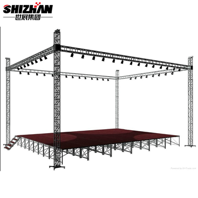 Aluminum truss roof systems For Concert Exhibition Outdoor concert stage for sale