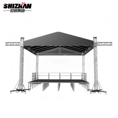 Aluminum Outdoor Stage Roof Truss With Portable Stage