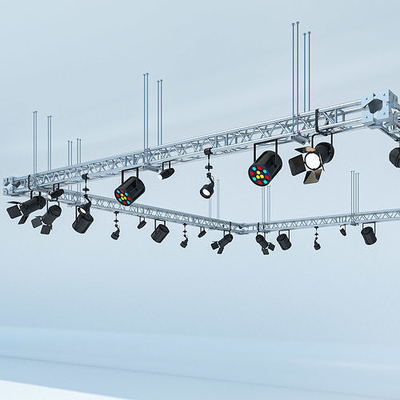 Aluminium Lighting Truss Silver Black Gold Red White for Professional Event