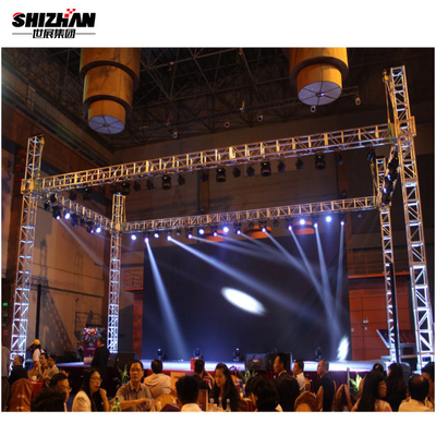 Spigot Type Vertical Lighting Truss Aluminum Dj Truss 300x300mm 400x400mm 600x1000mm