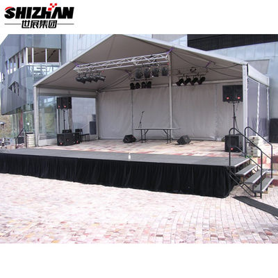 50x3mm Wooden Church Portable Stage Easy Install Event Aluminum Platform