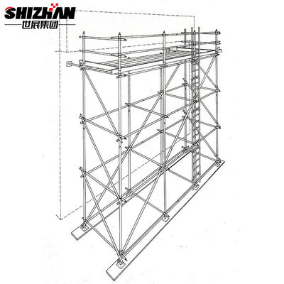 Portable Aluminum Rolling Telescopic  Scaffold Tower Easy Assemble