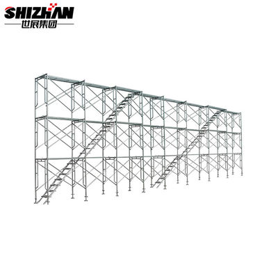 A Frame Building Aluminium Mobile Scaffold Horizontal Pipe 1000kg