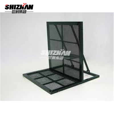 Heavy Duty Portable Stage Black Aluminum steel Crowd Barrier