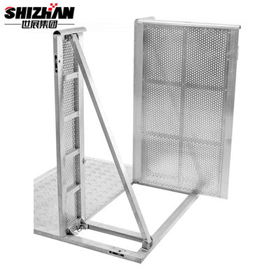 2.2x1m Concert Crowd Control Barriers Metal Stage Barricade
