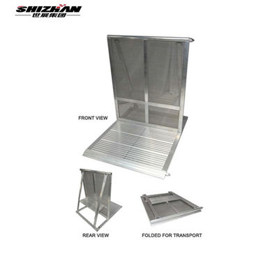 Construction Police Aluminum Safety Barrier Car Park Road Barricade