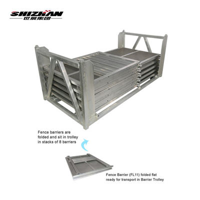 Foldable Festival Concert Stage Barriers Galvanized Highway Road