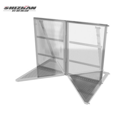 Highway Guide Steel Mobile Barricade Electric Galvanizing ISO Certified