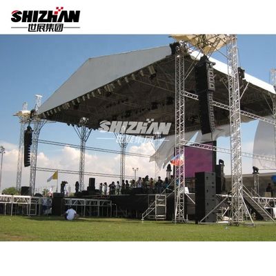 16 Degrees Hardness 400x400mm Concert Truss System Dj Booth Stage Lighting Truss