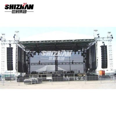 Alloy Lighting Flat Aluminum Stage Truss System Design 350*350mm