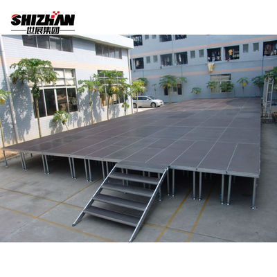4x8 Aluminum Stage Platforms 3 Axis 60x60 Outdoor Alpha Portable